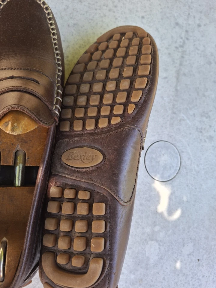 Bexley Loafer 180 Mocassins Homme Cuir Marron Taille 43 Driving Loafers - Photo 2/4