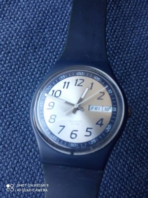 Swatch Time in Blue ''Time in Blue'' GN716 Date Window Year 2003