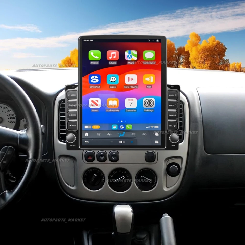 9.7" For Mazda Tribute 2001-2006 Carplay Android13 Car Stereo Radio GPS WiFi - Image 3 of 4