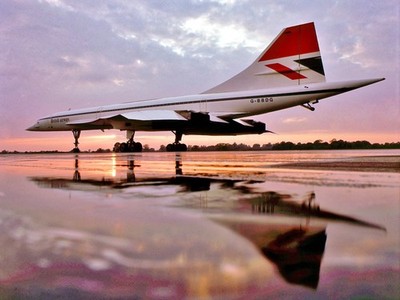 British Airways Concorde G-BBDG on the Ground - 16 x 12 A3 Print
