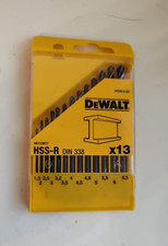 Dewalt DT5912 HSS Jobber Drill Bit Set 13 Piece DT5912-QZ Metal Steel Iron