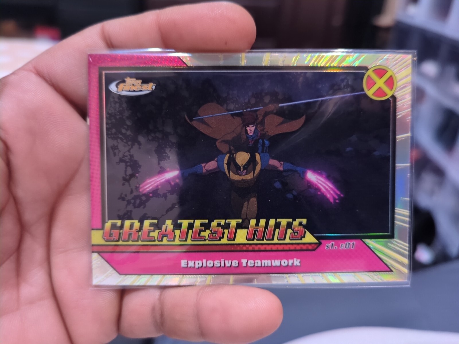 EXPLOSIVE TEAMWORK 2025 Topps Finest X-Men '97 Greatest Hits #GH-3