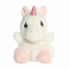 New Aurora  Precious Moments  Sparkle Unicorn Palm Pals  Stuffed Animal -5"