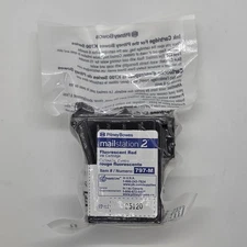 Pitney Bowes 797-M Genuine Sealed Mailstation 2 Fluorescent Red Ink New Sealed