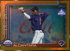 2025 Topps Pro Debut - Gold Foil Baseball Marvin Alcantara #PD-23 NM