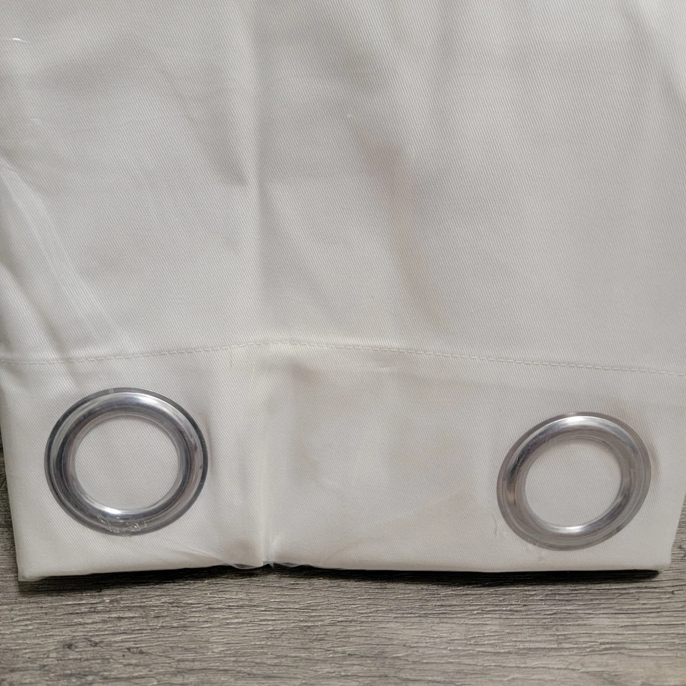 IKEA LANGOR Cortinas Blanco Rojo Negro CARITURA MARINERA 57x98" Ojales Náuticos NUEVO Foto 4 de 4