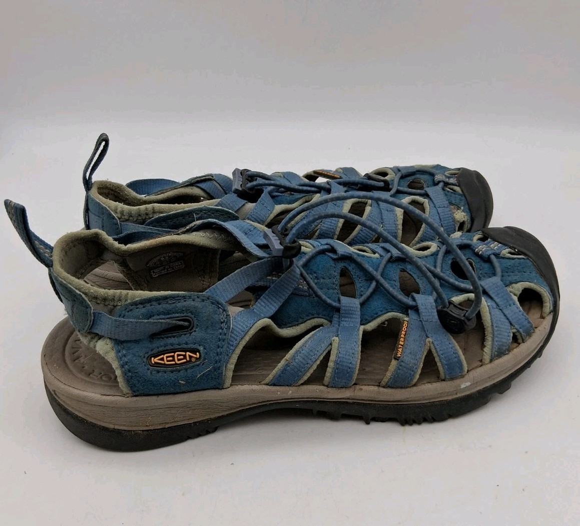 Sandali Keen Whisper impermeabili grigio turchese donna taglia 9 5