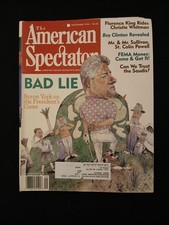 VINTAGE AMERICAN SPECTATOR MONTHLY REVIEW SEPTEMBER 1996 BILL CLINTON'S BAD LIE