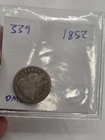 1852 P LIBERTY SEATED DIME TYPE COIN GOOD ☆ Toned ☆ Original Look