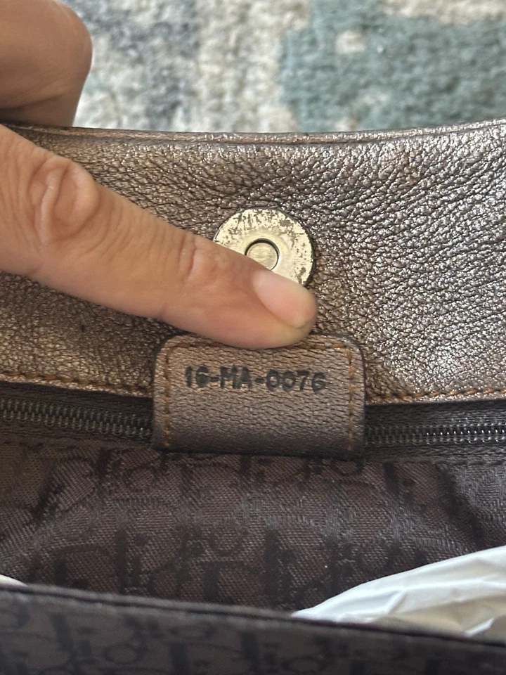 Bolso de Hombro Christian Dior Gaucho Vintage Cuero Sillín NEGRO Auténtico con Tarjeta Foto 4 de 4