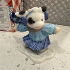 Enesco Mary’s Moo Moos “Skating Into Moo Heart” Cow Figurine — photo 1