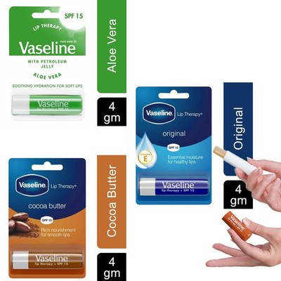 Vaseline Lip Therapy mit LSF 15 Essential Moisture, 4 g
