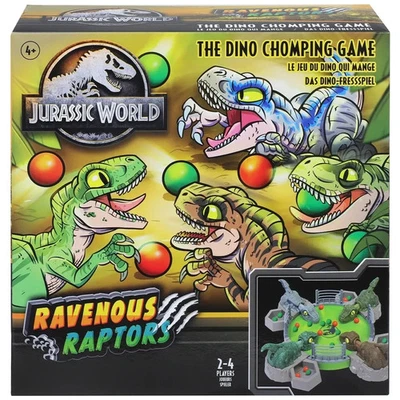 Jurassic World 3D Spiel Gefräßige Raptoren Dinosaurier Kinderspiel NEU & OVP