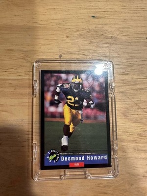 1992 Classic Draft Picks - Desmond Howard #1 (RC). Nassau Promo Free Shipping.