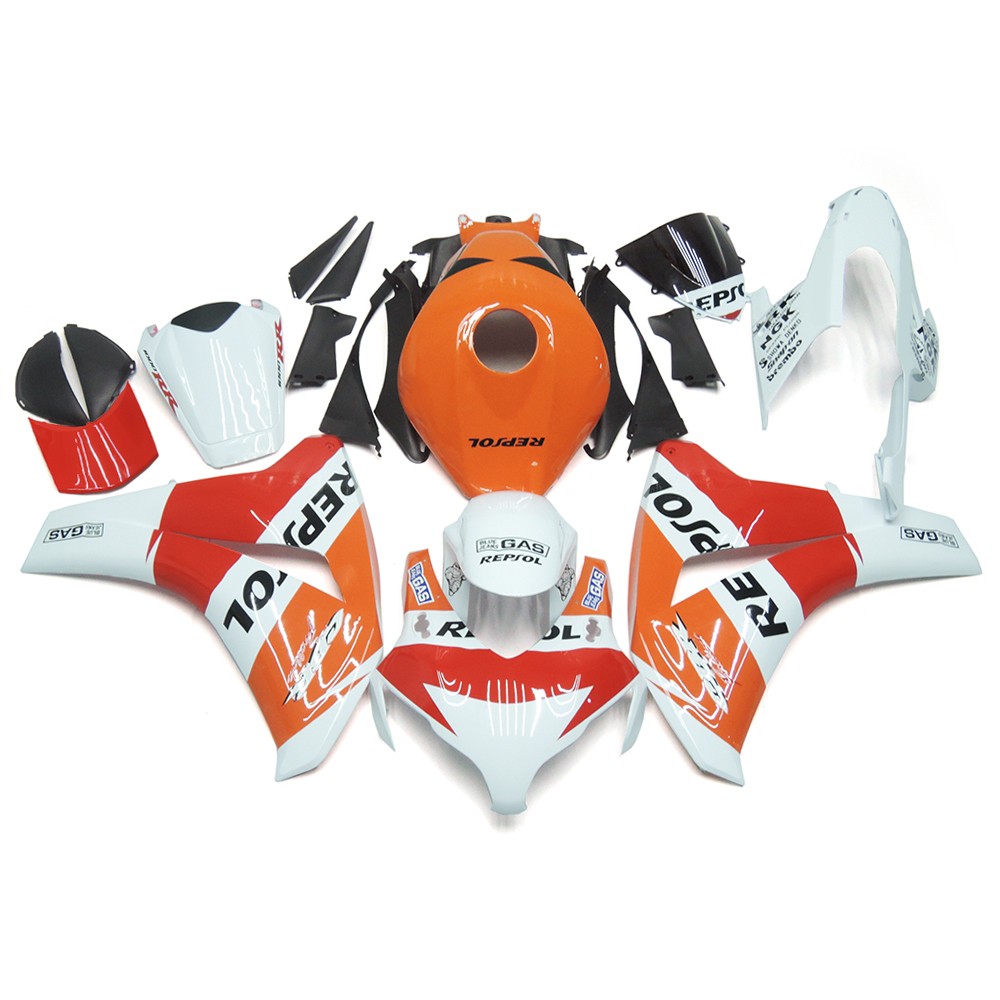 White Orange Red ABS Fairings for Honda CBR1000RR 2006 2007 Bodywork Cowls Kit