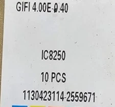 ORIGINAL    10PCS  USER  TOOLS    GIFI 4.00E-0.40 IC8250