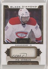 2015-16 Upper Deck Black Diamond Jersey 42/85 PK Subban #BDB-PS x5u