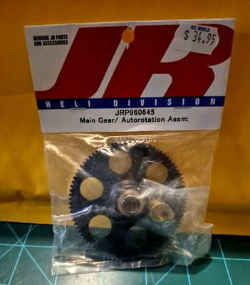 JR Heli Division Main Gear  Autorotation Assm JRP960645 RC Heli Genuine Part NOS
