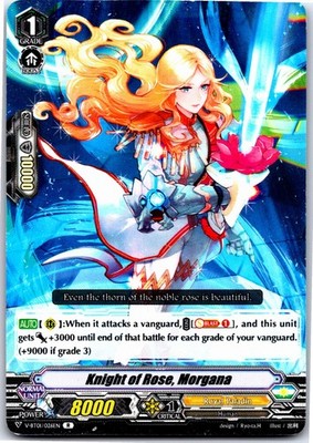 KNIGHT OF ROSE, MORGANA V-BT01/026EN R CARDFIGHT!! VANGUARD MP