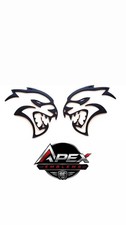 Hellcat Fender Emblem Badges Pair Challenger Charger American Brother Designs Hellcat Fender Emblem Badges Pair Challenger Charger American Brother Designs