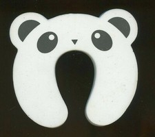 Panda Door Stop Protects Child Mashing Fingers white  black in U.S. B5-B9