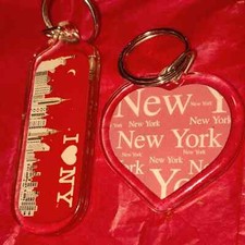 Vintage New York keychain lot~I love New York!