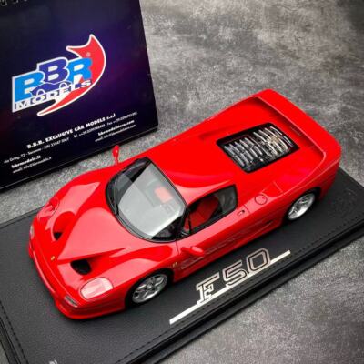 BBR 1/18 Ferrari F50 Coupe 1995 Diecast Model Car Yellow