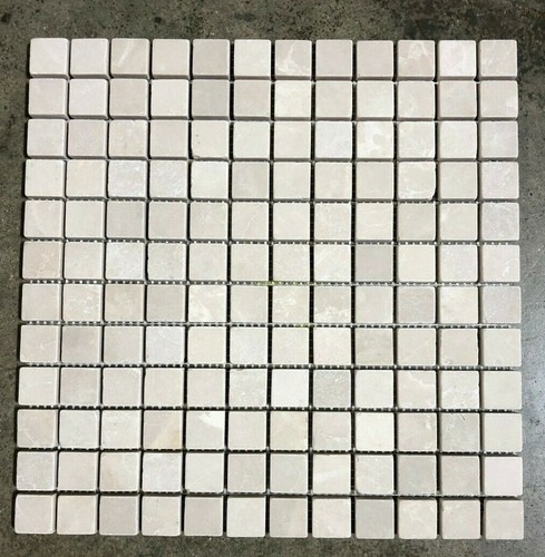 12x12 Tile Botticino Cream Mosaic Stone Backsplash (10 Square Feet) TILES T-73 - Picture 4 of 4