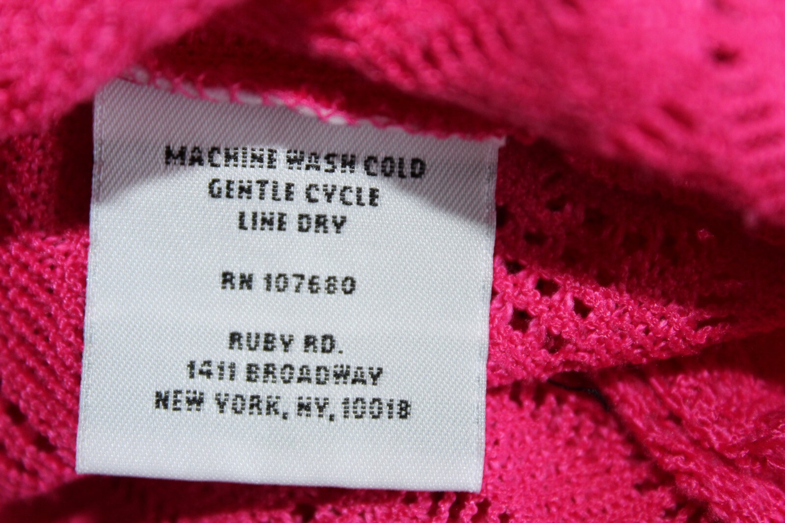 Ruby Rd. Pink Open-Knit Drawstring Waist Short Sl… - image 10