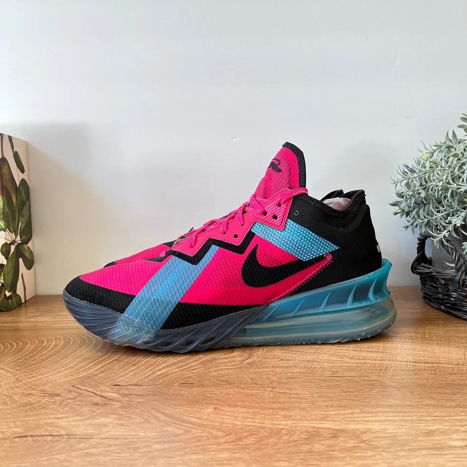 Nike Lebron 18 Low Neon Nights CV7564-600 Zapatos Atléticos Para Hombre Talla US 11.5 Foto 2 de 4