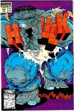 THE INCREDIBLE HULK #345 VF- Signed Todd McFarlane 38-Pg "Closing Curtain " 1988