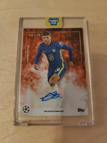 21/22 Topps Mourinho Platinum Curated Set Mason Mount Auto /10 Chelsea 