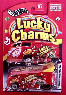 Hot Wheels Lucky Charms - VW Drag Bus - 1:64 Diecast w/ Real
