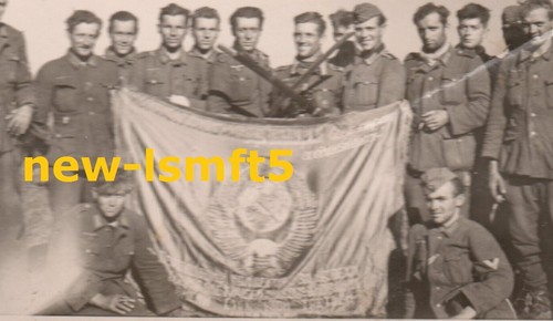 russ. Beute-Flagge Fahne Ostfront Wehrmacht Russland booty flag rote Armee ww2
