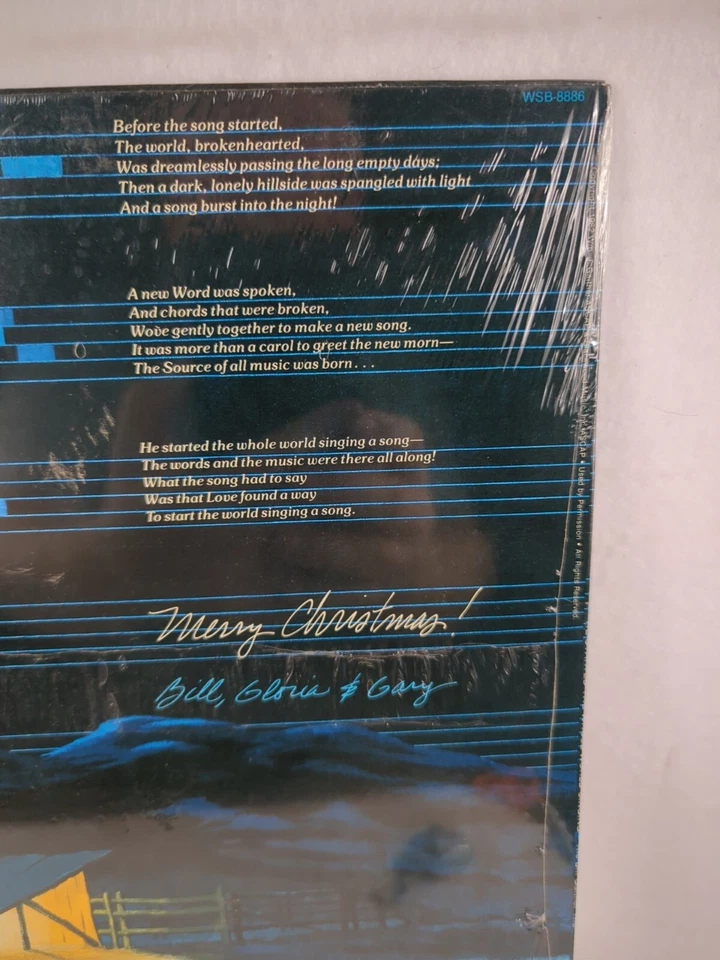 Bill Gaither Trio He Started The Whole World Singing Sealed Christmas LP - Image 3 of 4
