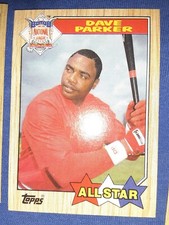 1987 TOPPS DAVE PARKER ALL-STAR BASEBALL CARD #600 Cincinnati Reds