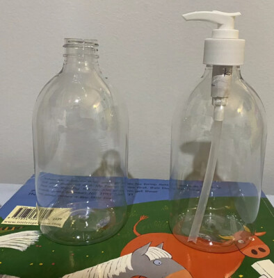 500ml PET Plastic Bottle with pump - AU Stock fast dispatch - 1 Unit