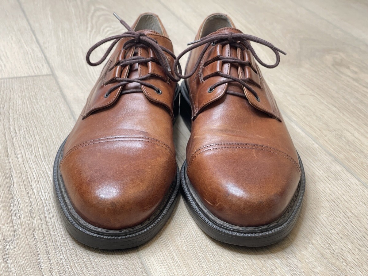 Bacco Bucci Rich Brown Leather Oxfords. New,leather,fasion 