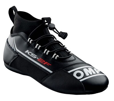 SALE! OMP KS-2F Karting Race shoes Black Rally Kart TOP Boots Lightweight Sport