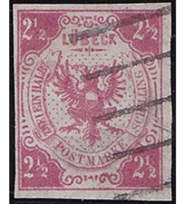 Lübeck Nr. 4 gestempelt und geprüft