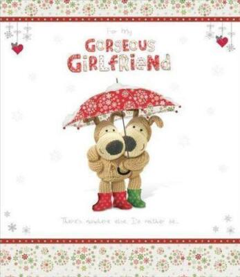 Boofle For My Gorgeous Girlfriend große Weihnachtskarte