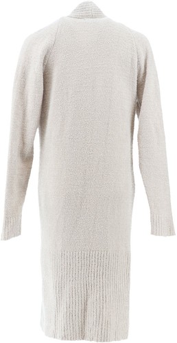ModernSoul Cozy Knit Open Front Cardigan Pockets LIGHT GREY XS NWOT (451) - 第 3/4 張圖片