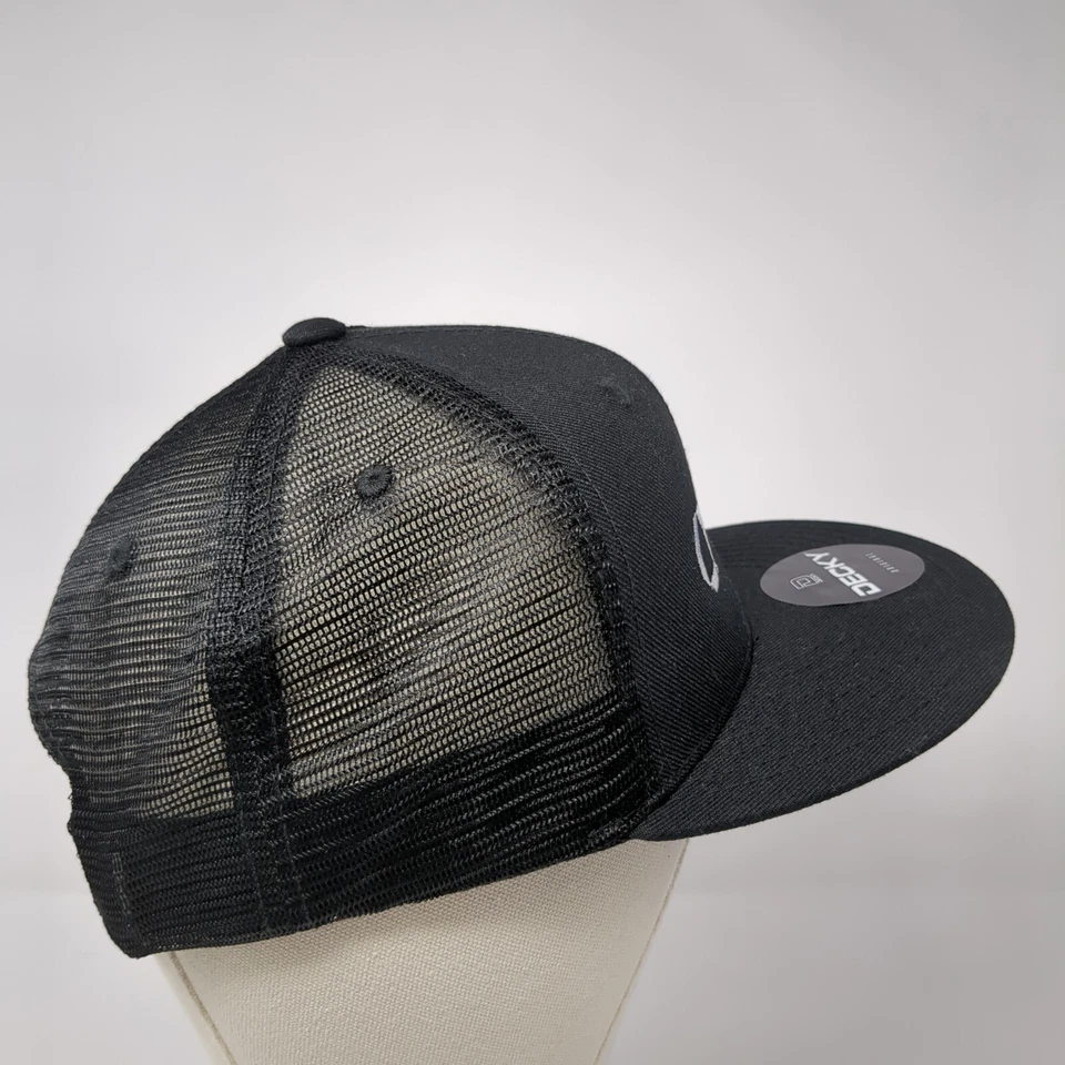 Бейсболка Pacific Supply для дальнобойщиков черная один размер регулируемая сетка с бирками палубная - Изображение 4 из 4