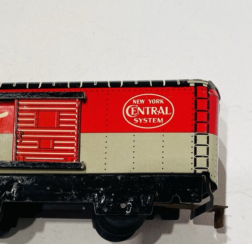 Marx No. 174585 NYC Pacemaker Boxcar - 6 inch / 4 wheel /Sliding Tab/Slot Cplr. - Picture 7 of 16