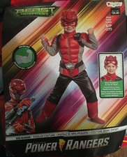 Power Rangers Red Ranger Costume Toddler Size 2T Muscle Torso Arms Pretend Play