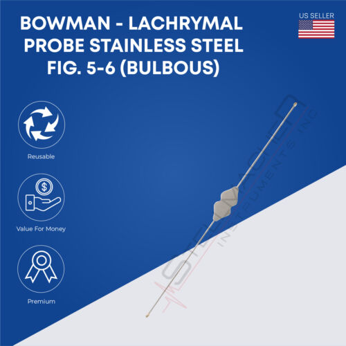 Bowman - Sonda lagrimal, acero inoxidable (bulbosa) - Imagen 9 de 20