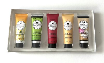 DIONIS INSPIRE GOAT MILK HAND CREAM 5 PIECE GIFT SET NEW