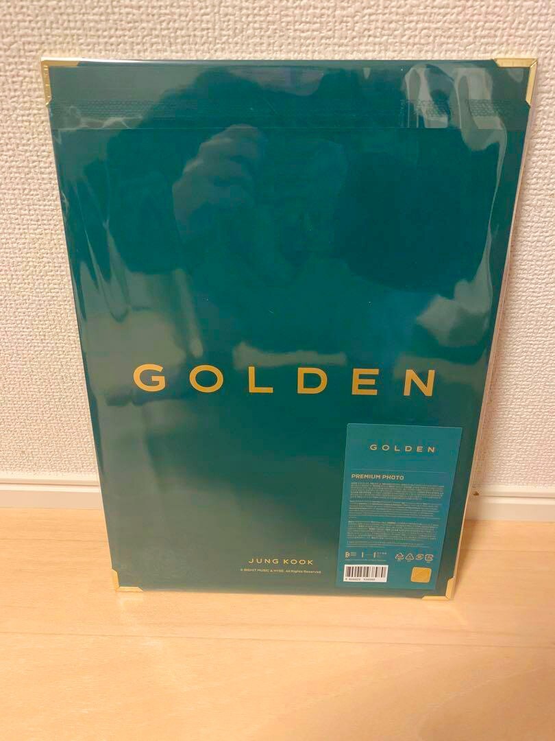 BTS JUNGKOOK GOLDEN PREMIUM PHOTO Official MD | eBay