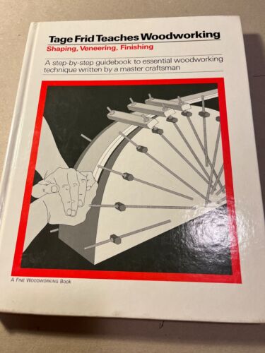 Tage Frid lehrt Holzbearbeitung Formen, Furnieren, Veredelung 1982 (Neu)