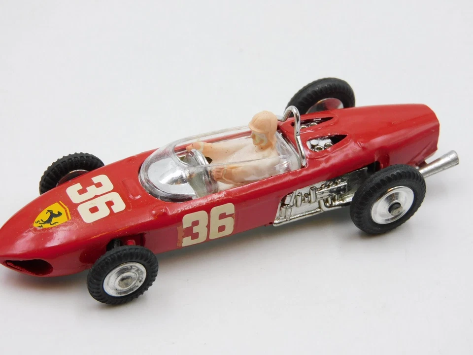Corgi Toys Ferrari Formula 1 F1 #154 1/43 vintage die cast model car 1960s - Immagine 4 di 4